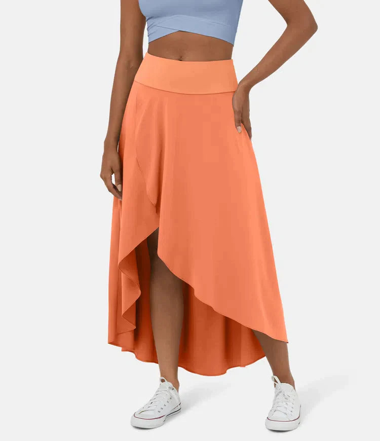 AMELIE™ | Elegant Asymmetric Midi Skirt